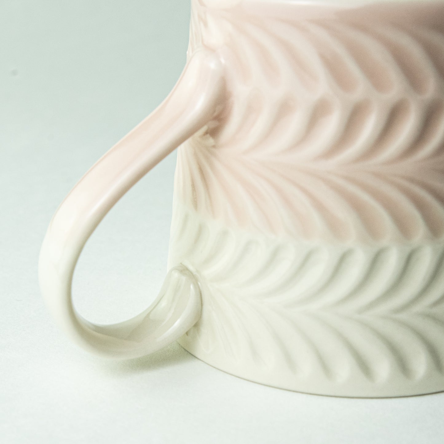 Hasami ware rosemary mug pink