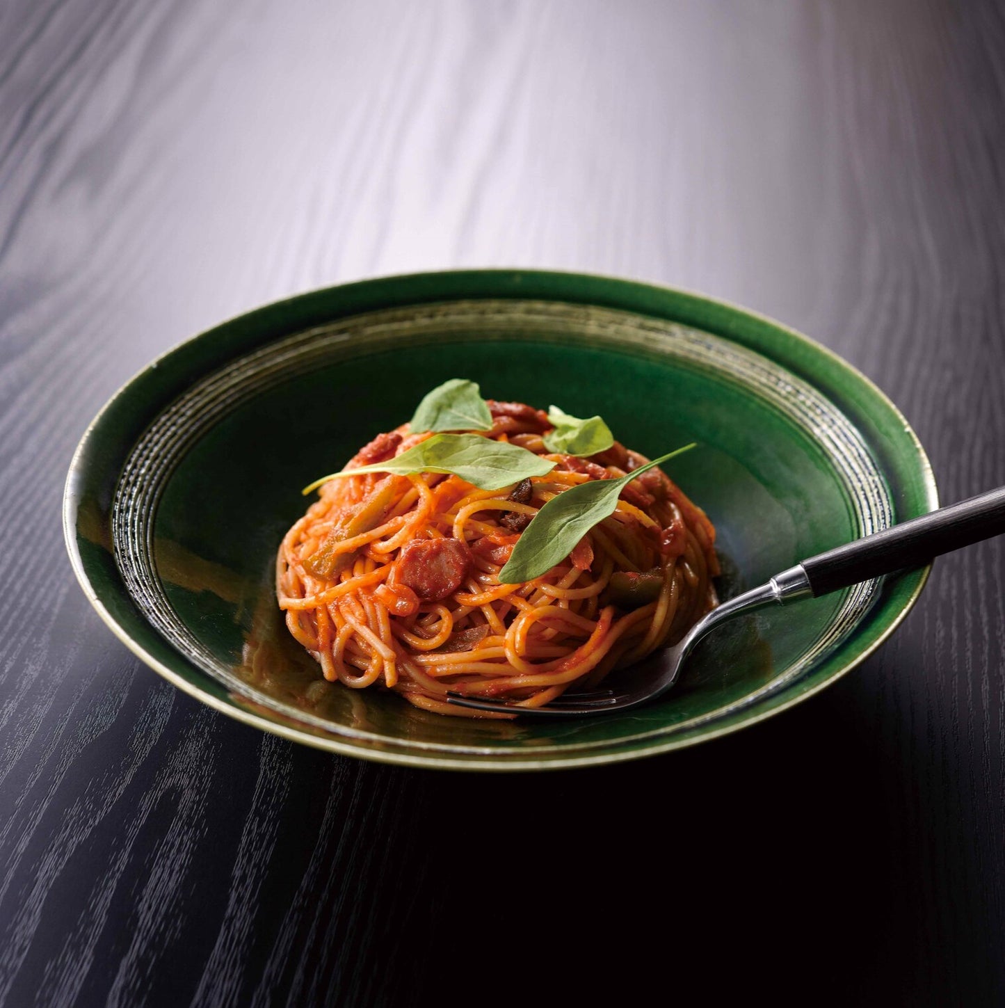 常滑焼「佳窯」大盛皿 織部