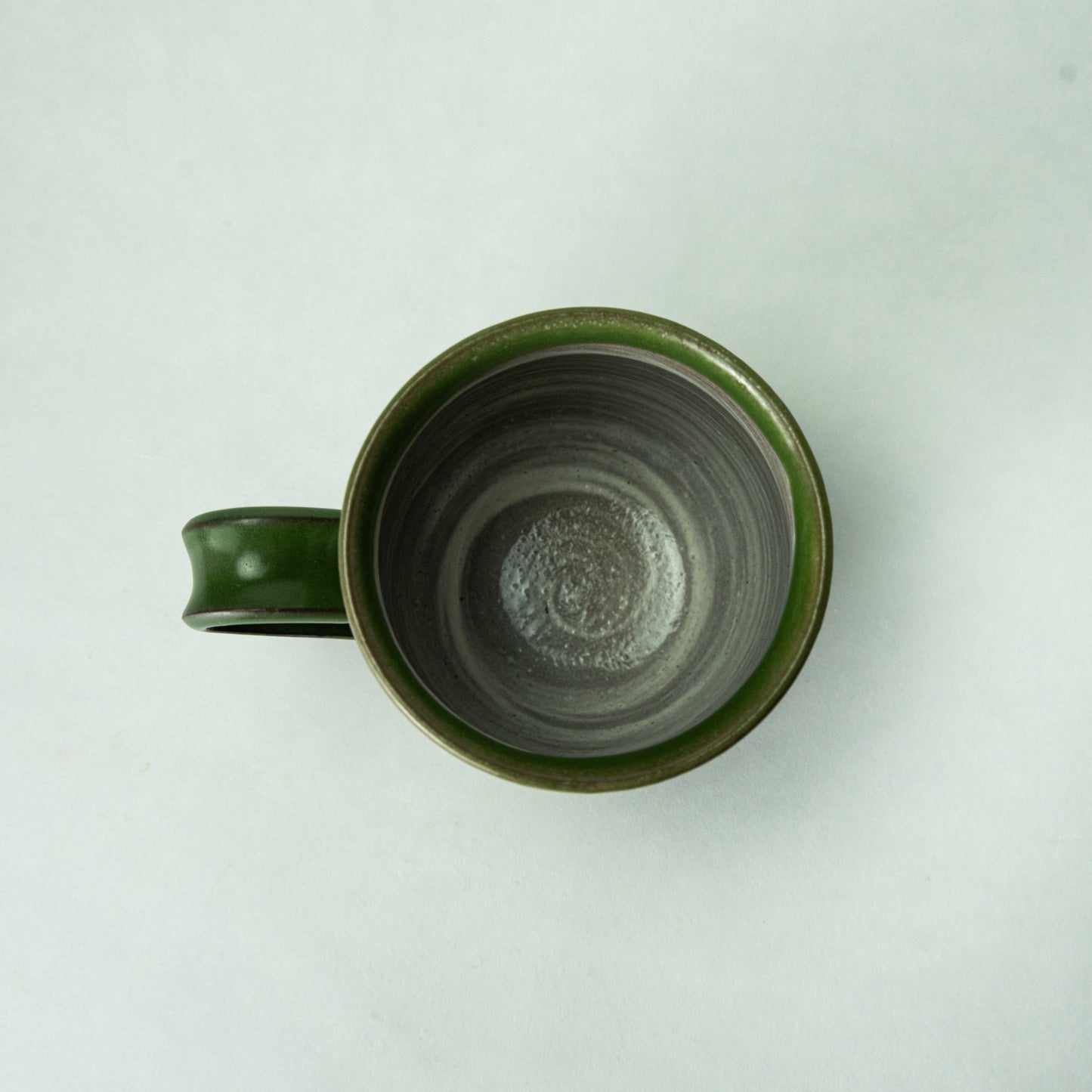 作家 コイケヨシコ しのぎ縞マグカップ グリーン
