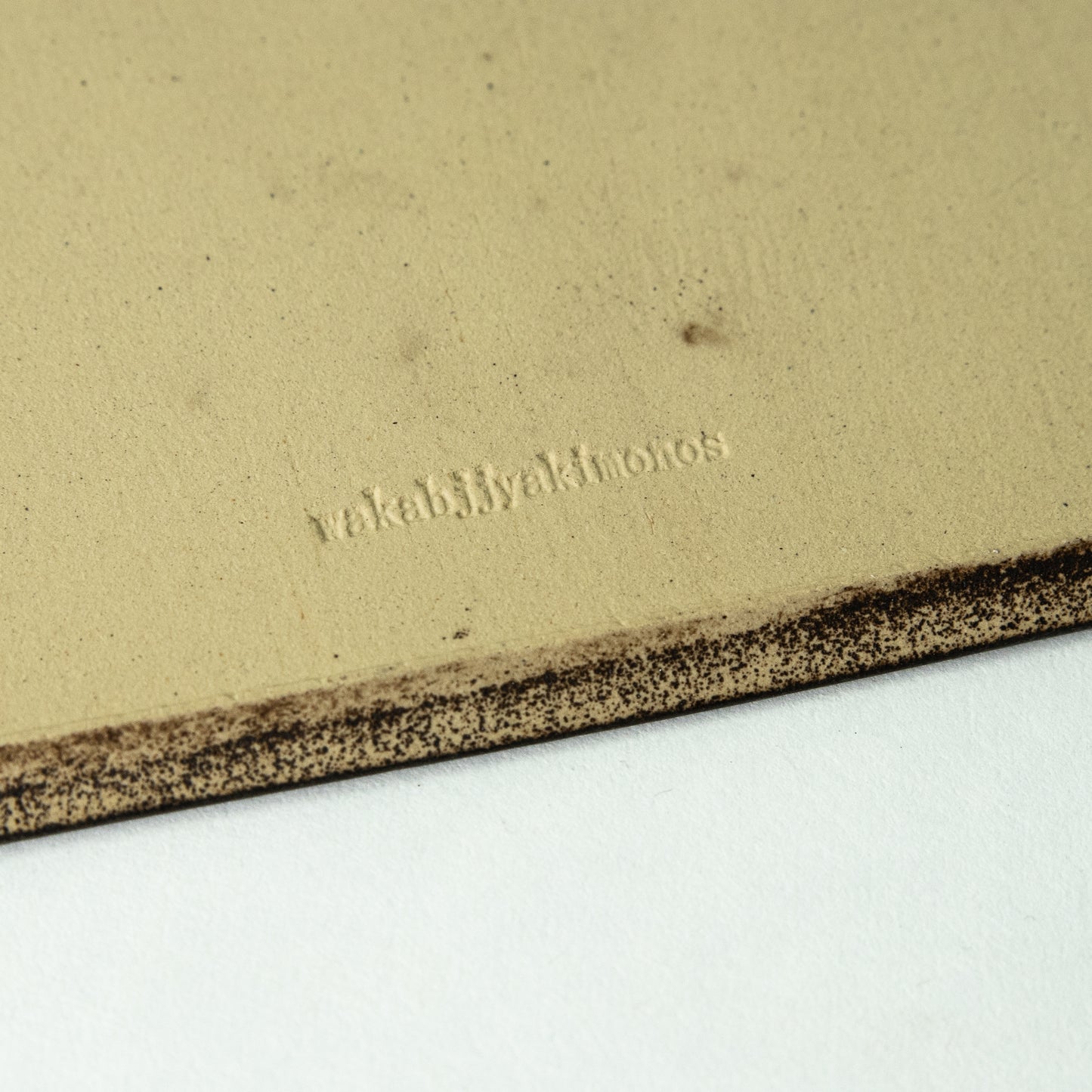Artist Yoshihiro Wakayama CLAYPAPER (W) Wrinkled pattern Black