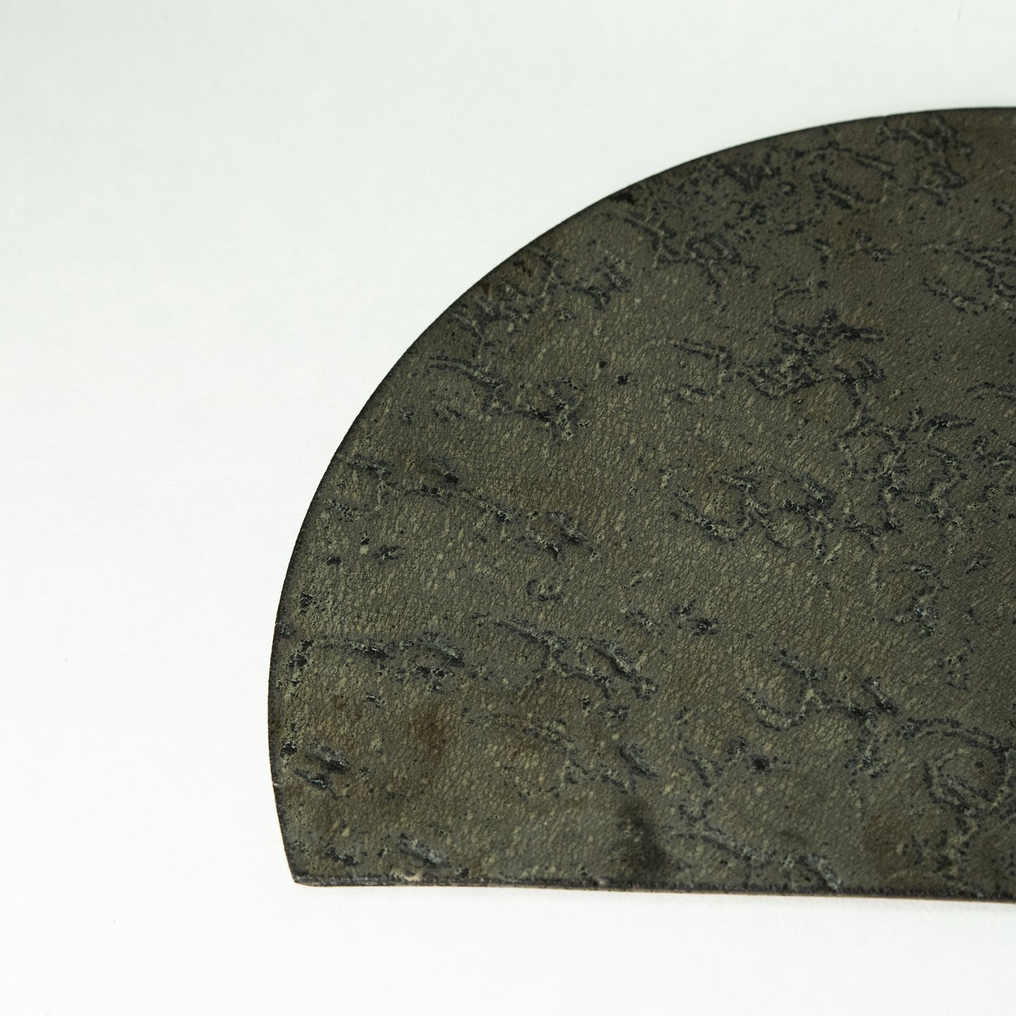 作家 若山義浩 CLAYPAPER (F-扇) しわ模様-Btype 黒