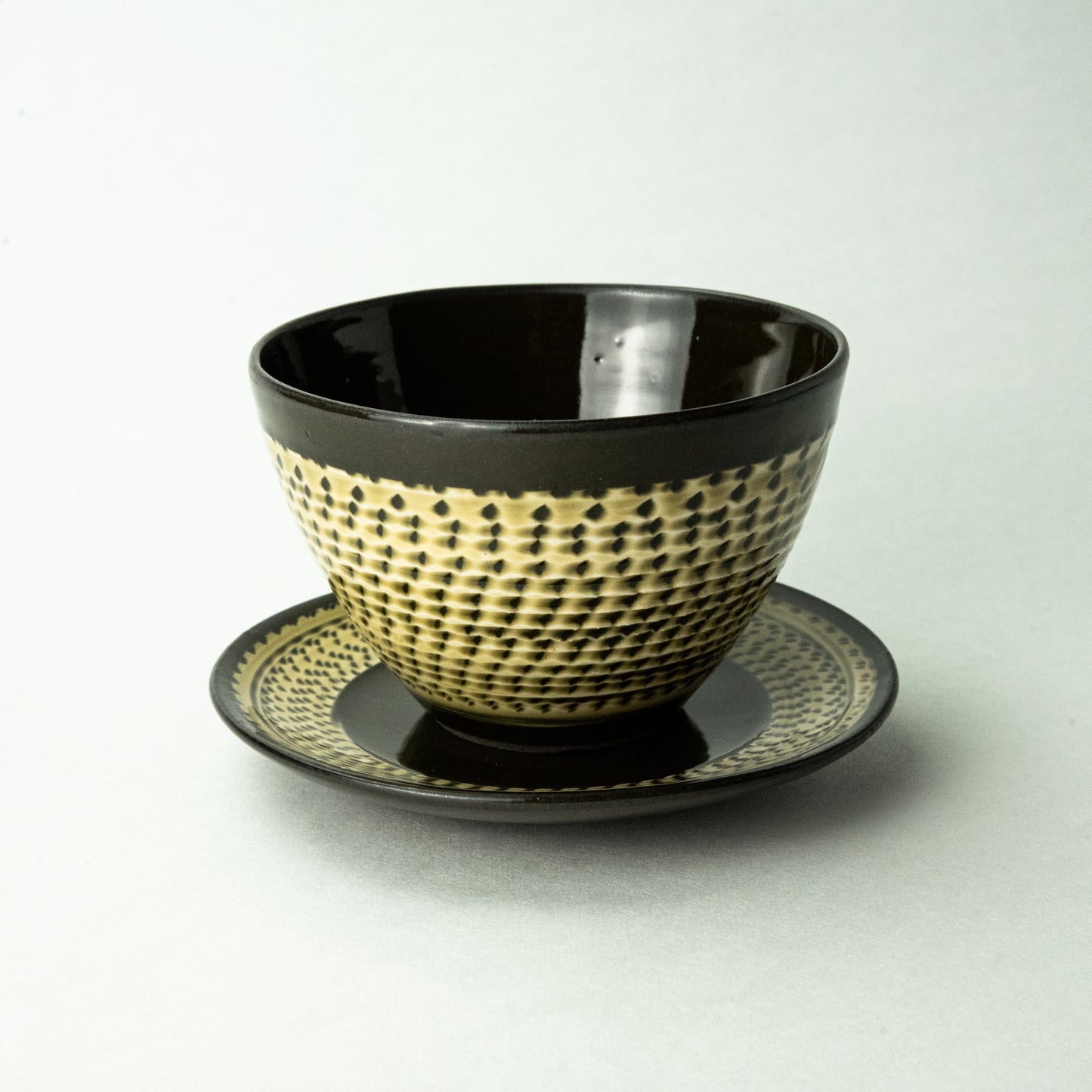 Shigaraki ware Maruju Seito Flying Canna C/S Green