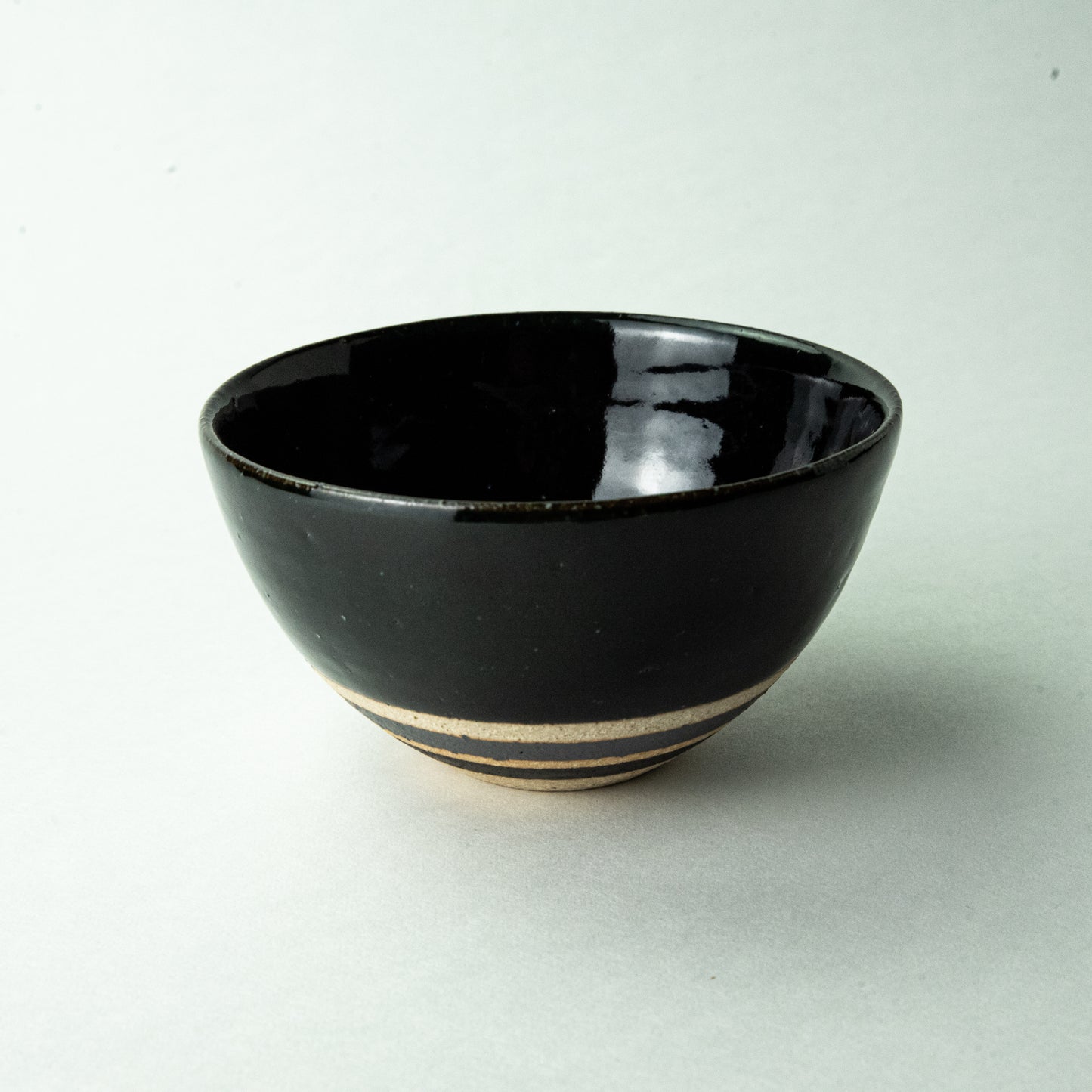 信楽焼 丸十製陶 茶碗 黒釉