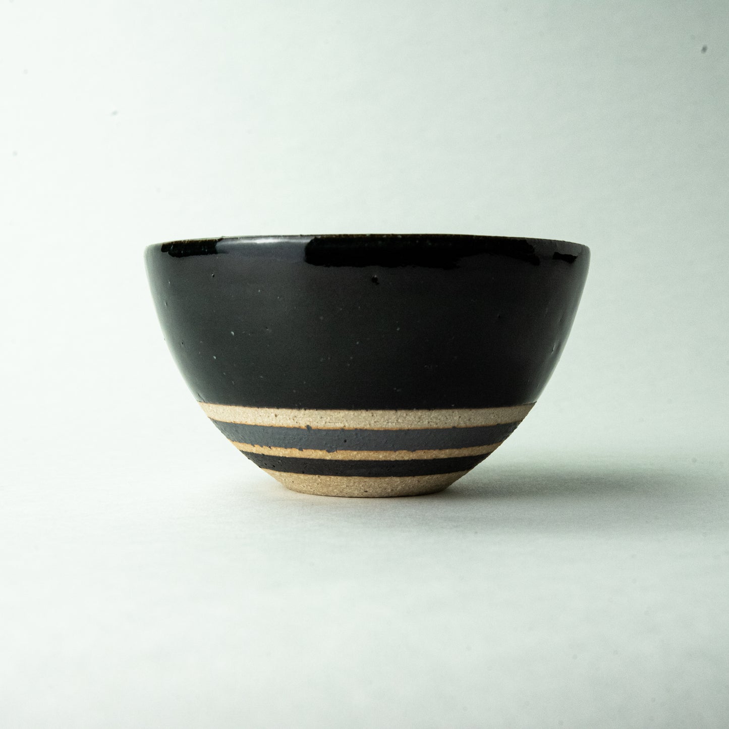 信楽焼 丸十製陶 茶碗 黒釉