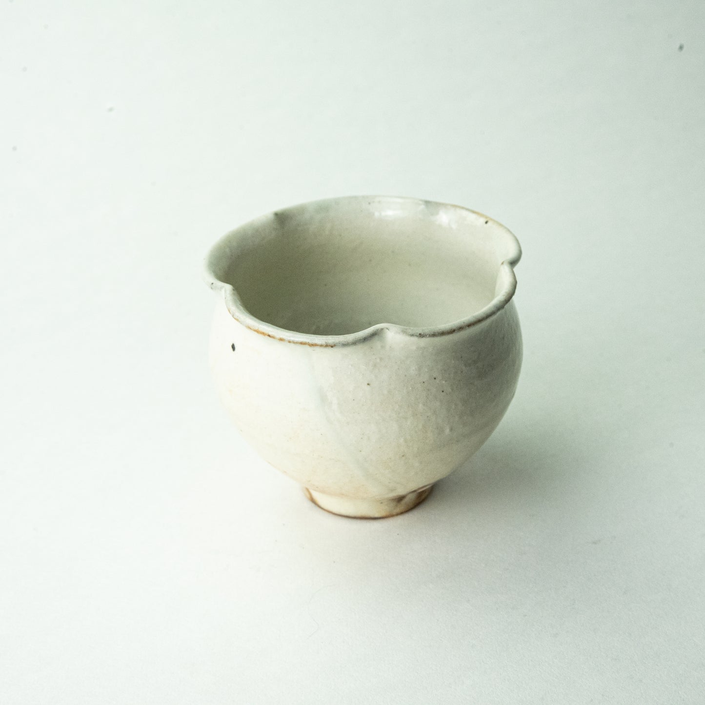 Shigaraki ware, Furutani Pottery, Iron scattering, Ring flower yunomi