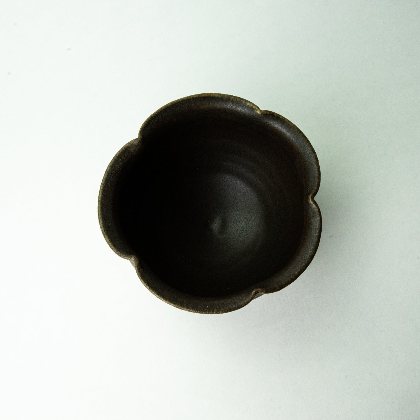 Shigaraki ware, Furutani Pottery, Rust glaze, Ring flower bowl